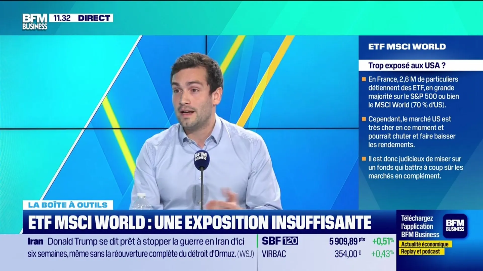 Sur le plateau de BFM Business, en direct